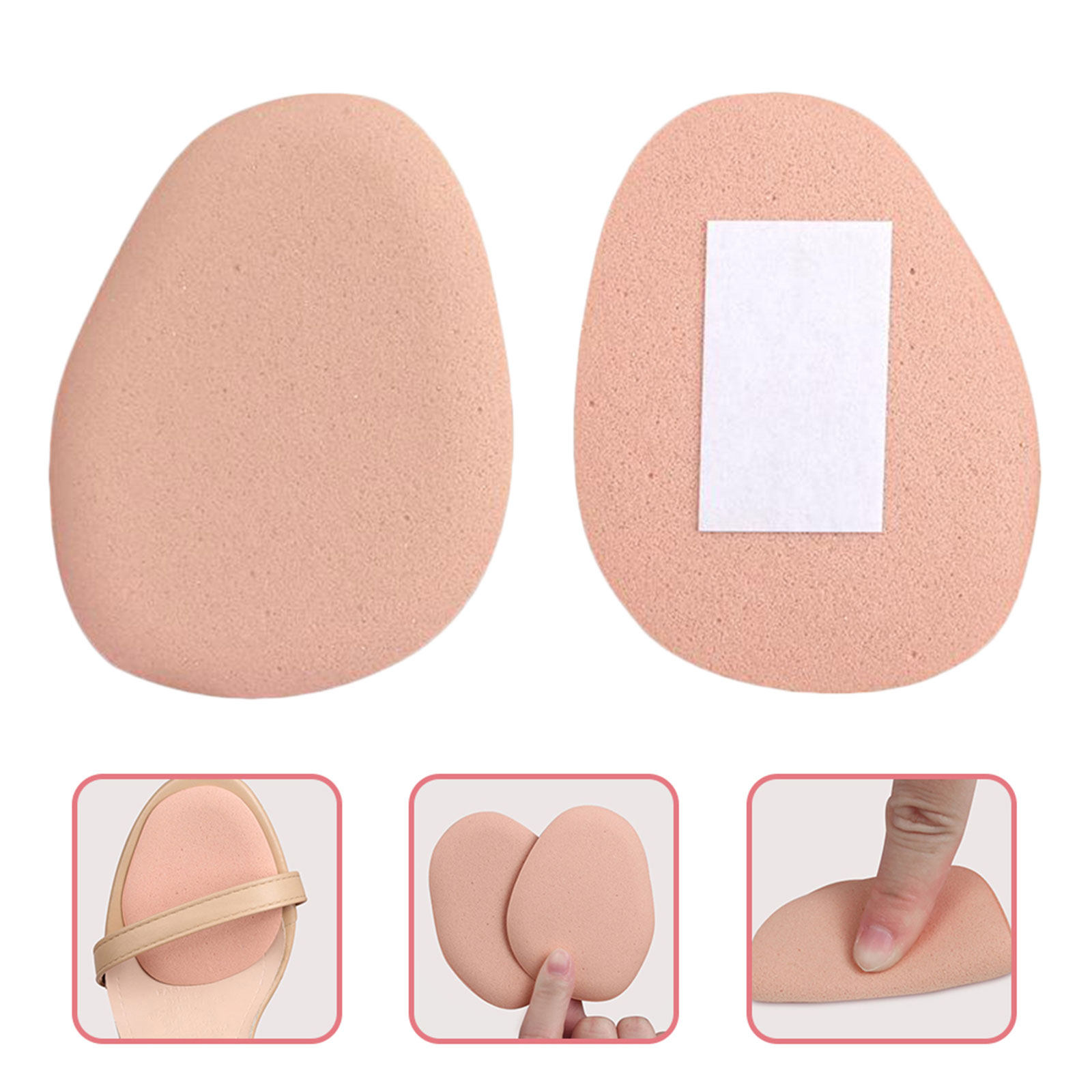 Women'S Shoes With Bunions - 5 Çift Ön Ayak Pedi, Düz