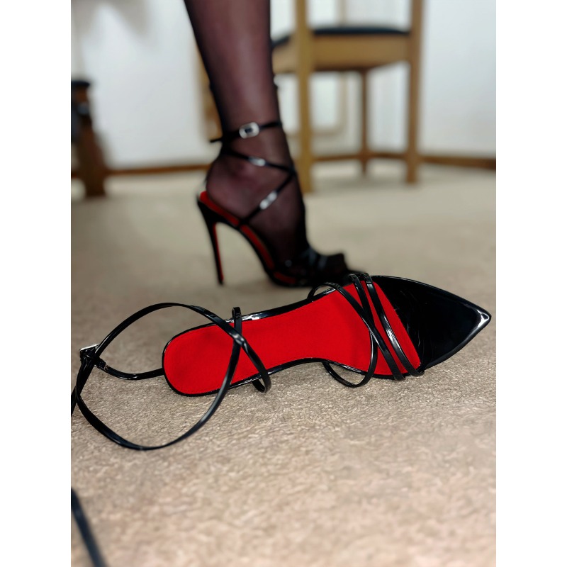 Women'S Shoes Red Bottoms - 2026 yeni yazlık sivri burunlu açık