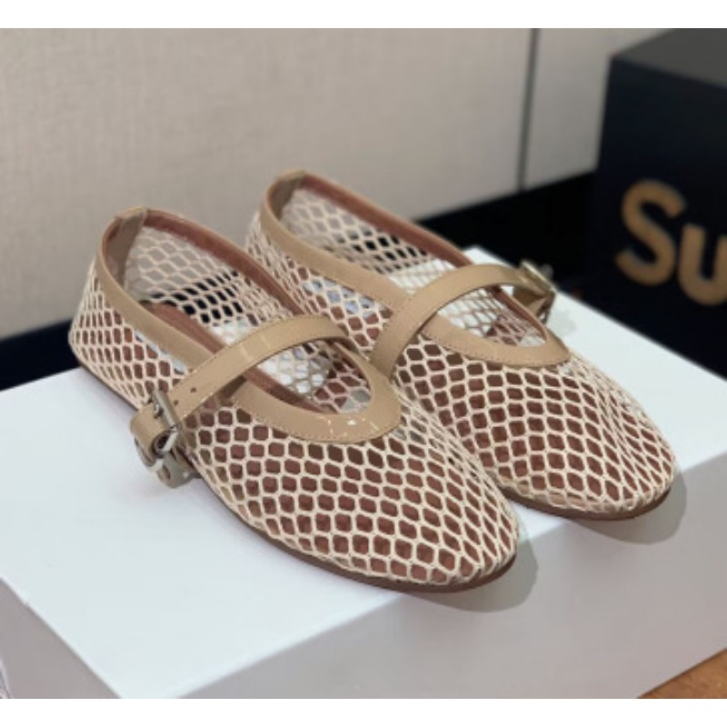 Women'S Shoes Size 40 In Us - Yazın, Yuvarlak Burunlu, Düz Tokalı, Günlük