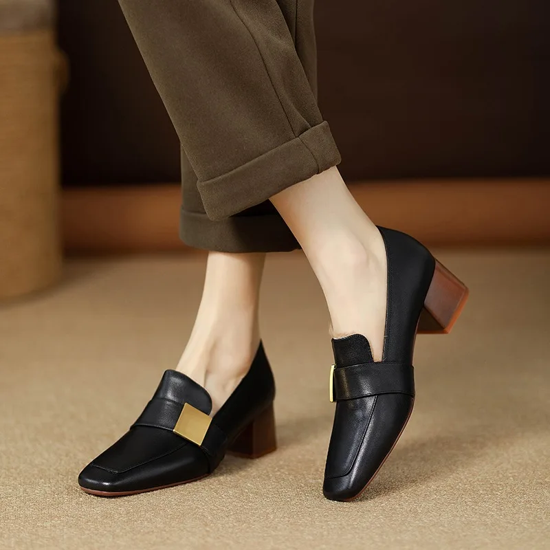 Women Shoes Jeans - Kadın Moda Deri Ayakkabılar Zarif Giymeli