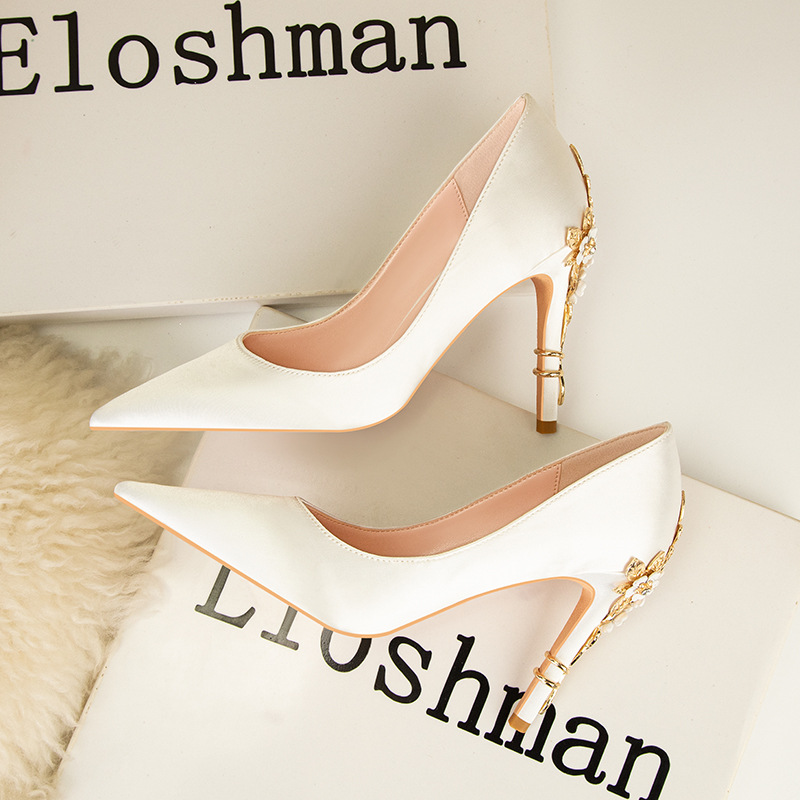 Kadınlar için lüks Metal çiçek - Women Shoes Ysl incelemesi ve fiyatı
