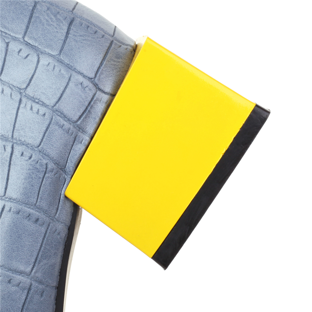 Kare Düşük Topuklu Ayakkabılar - Women'S Shoes Yellow incelemesi ve fiyatı