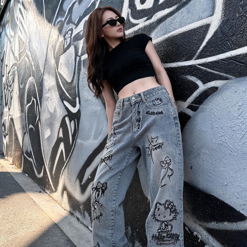 Sevimli Keiokitty Rhinestone G - Women Shoes Jeans incelemesi ve fiyatı