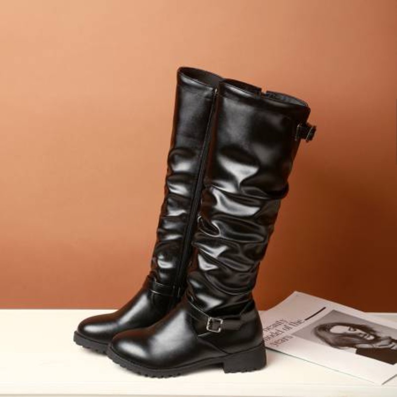 2025 Kadın Zip Deri Diz Yüksek - Women'S Shoes Yellow incelemesi ve fiyatı