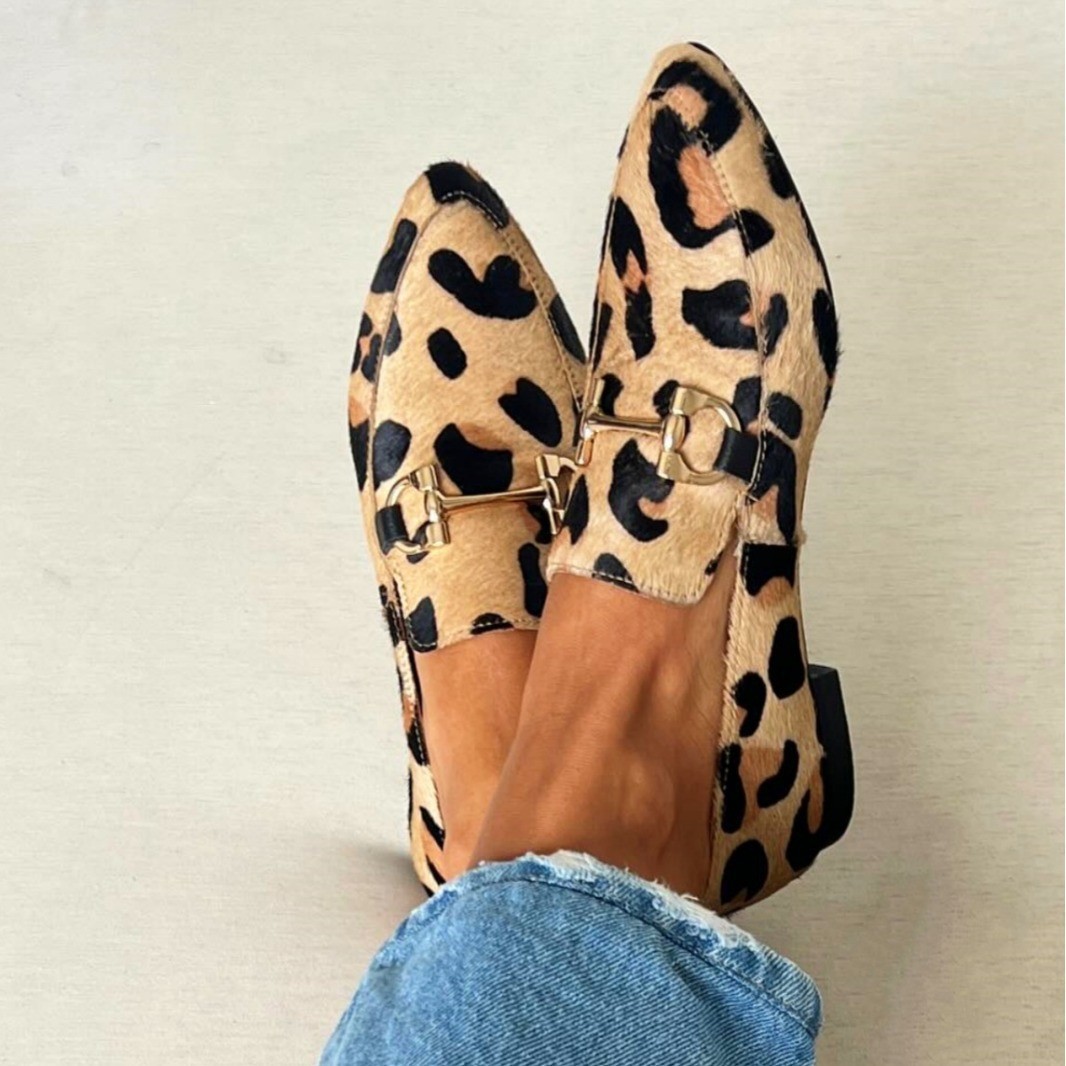 Büyük Beden 40-43 Leopar Desen - Square Toe Mule incelemesi ve fiyatı