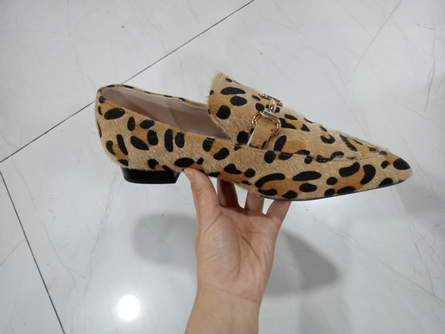 Büyük Beden 40-43 Leopar Desen - Square Toe Mule incelemesi ve fiyatı