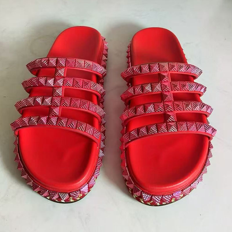 Kırmızı Perçin Çivili Gladyatö - Women'S Shoes Red Bottoms incelemesi ve fiyatı