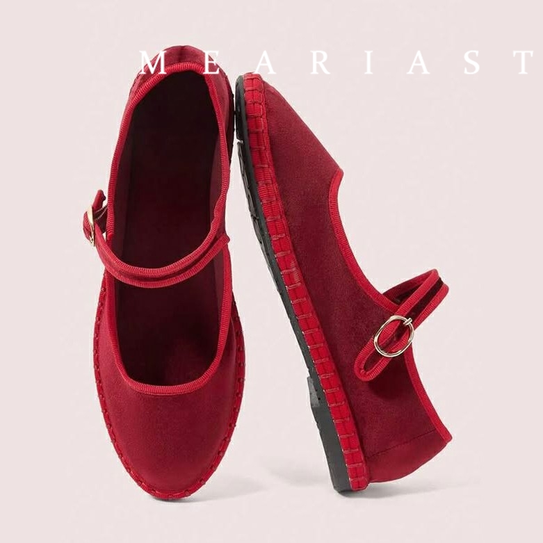 Kırmızı Mary Jeans Düz Ayakkab - Women Shoes Jeans incelemesi ve fiyatı