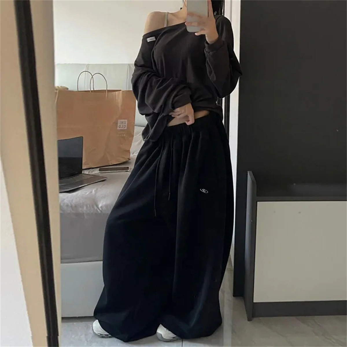 Büyük Beden Kadın Siyah Eşofma - Women Shoes Joggers incelemesi ve fiyatı