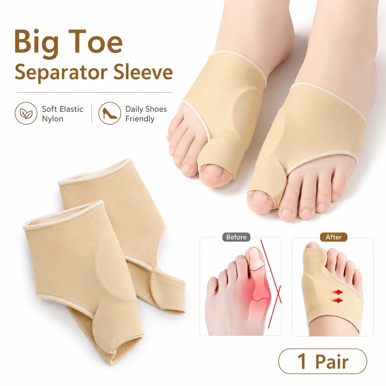 Büyük Ayak Parmağı Ayırıcı Kıl - Women'S Shoes With Bunions incelemesi ve fiyatı